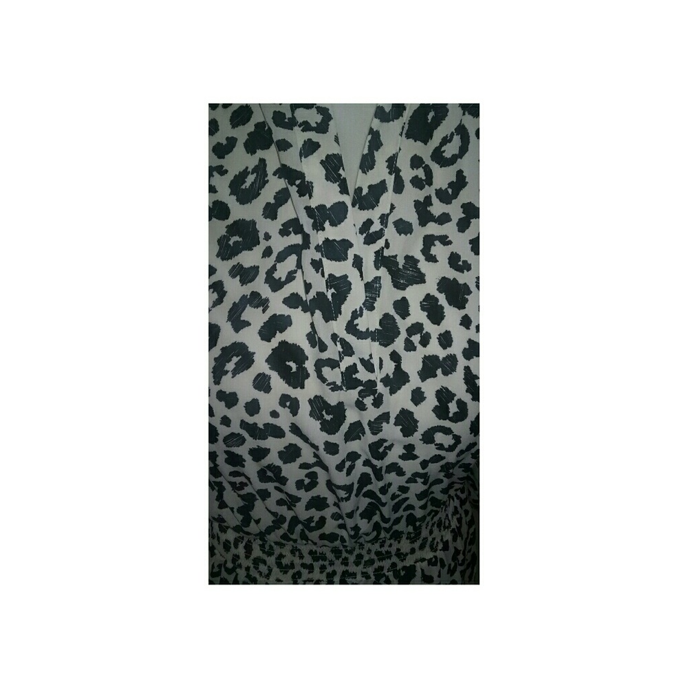 Bar III Women's leopard print shirt dress - Picture 2 of 3